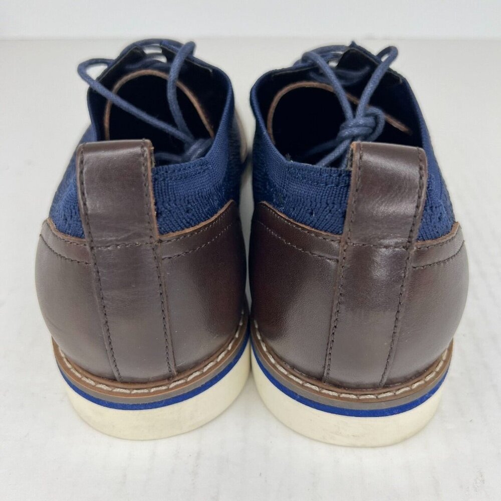 Aiden & Mason Mens AM-Albert3 Blue Oxford Wingtip Mesh Size 10.5M Casual Shoes - Picture 5 of 9